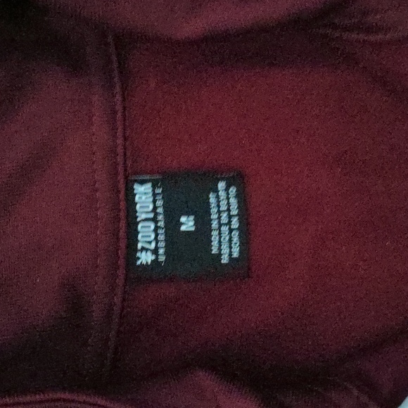 Zoo York Mens Size Medium Maroon Track Jacket - Picture 2 of 6